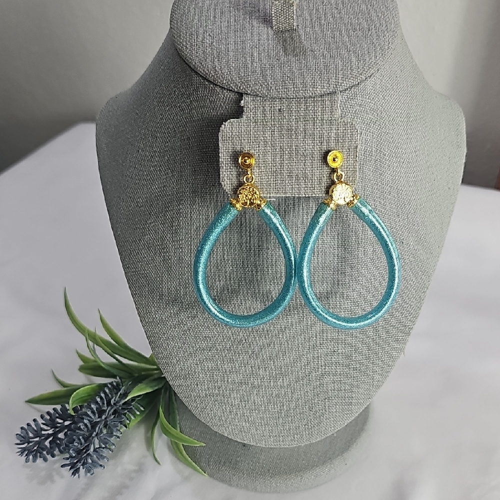 Budha All Weather Womens Earring. Color Light Blue.  (Not Budhagirls)